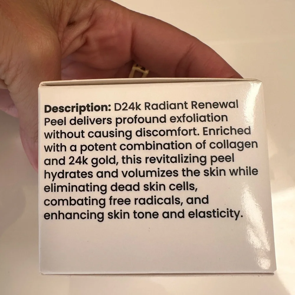 D24K Cosmetics Radiant Renewal Peel – 50g / 1.7oz – RETAIL $495